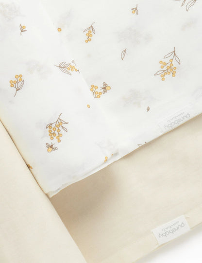 2 Pack Blossom Muslin Wrap- special price