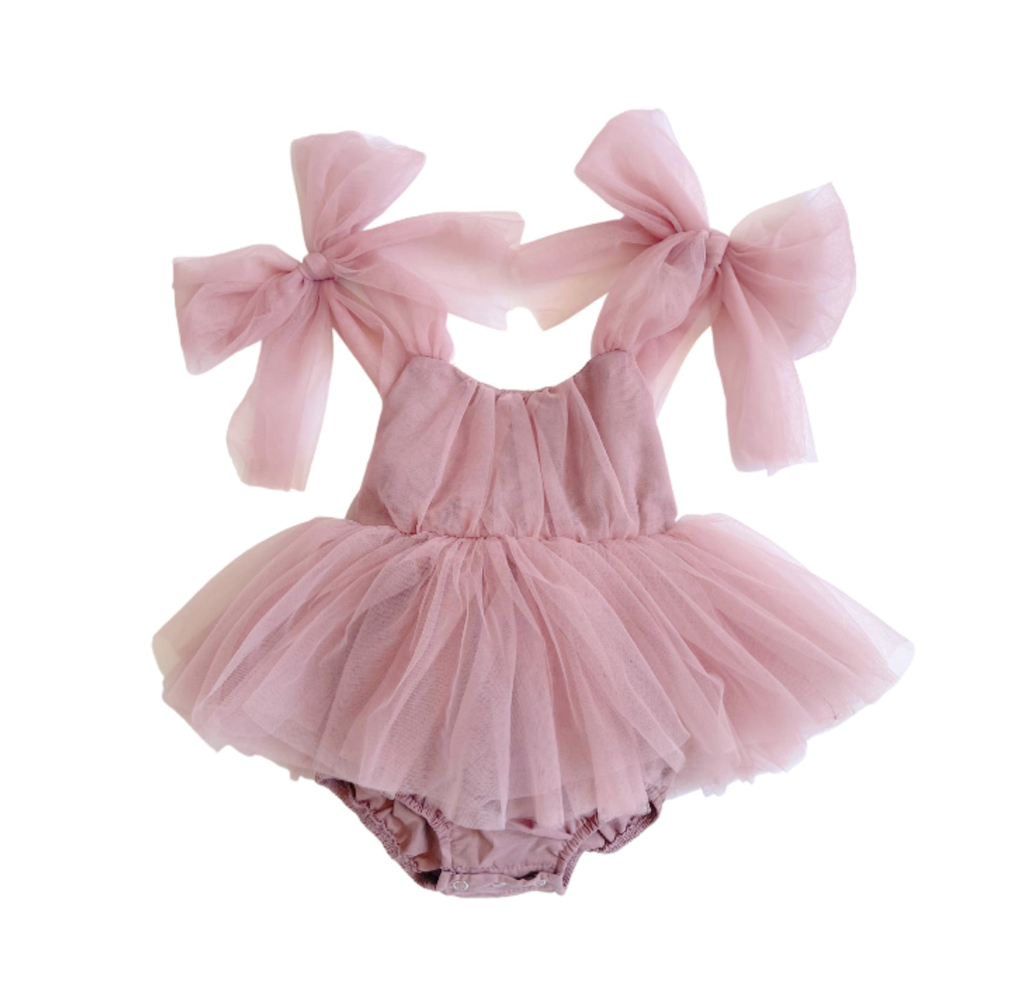 Maisey whimsical Romper - Dusty Rose