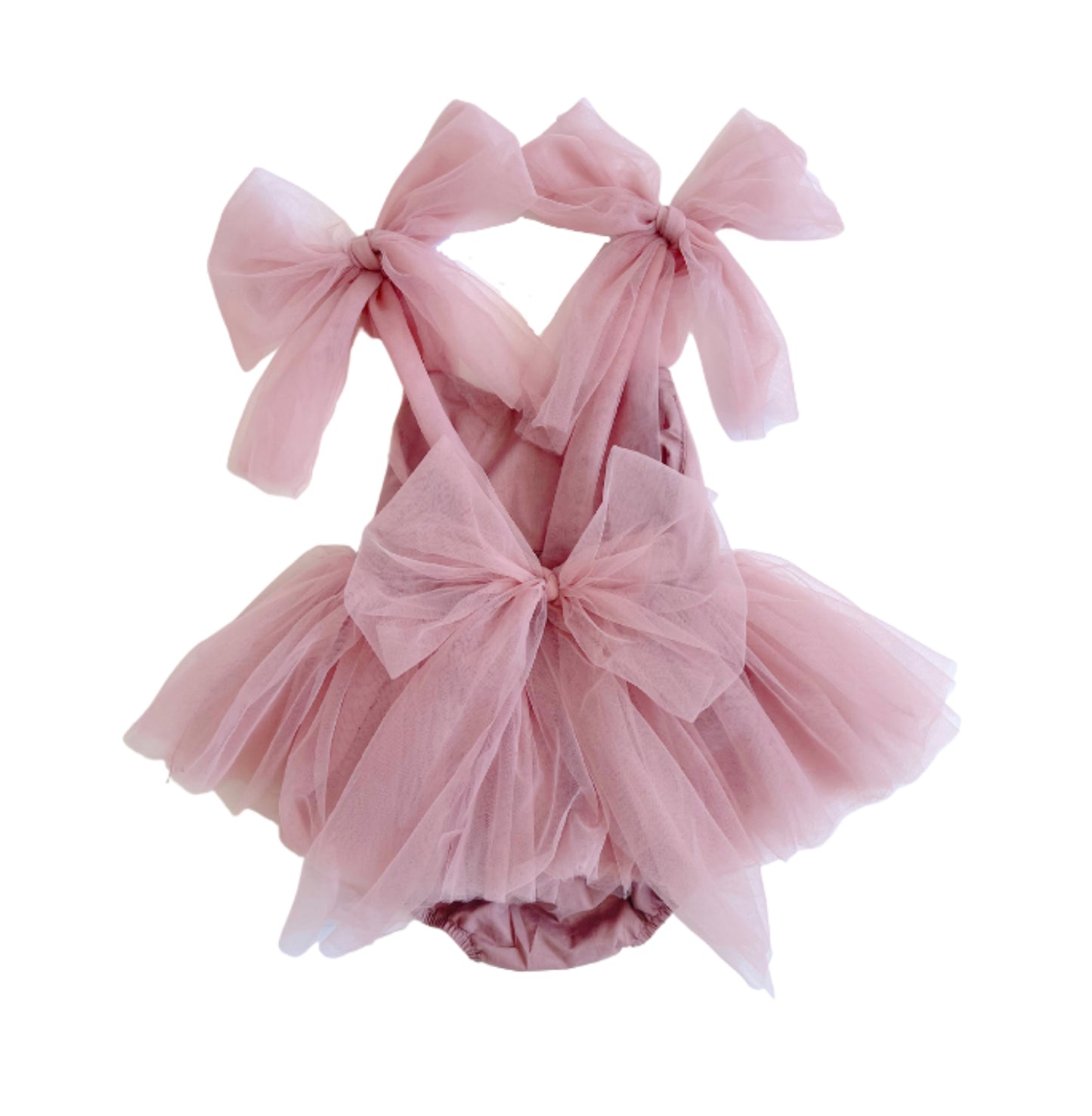 Maisey whimsical Romper - Dusty Rose