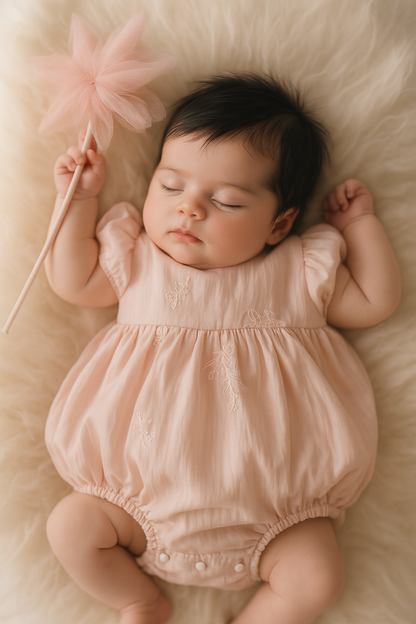 Madeline -embroidered Romper