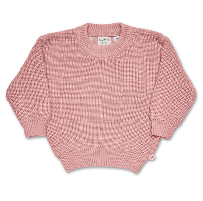 Rosa Oversized Cotton Knit Jumper -special price- Dusty Rose