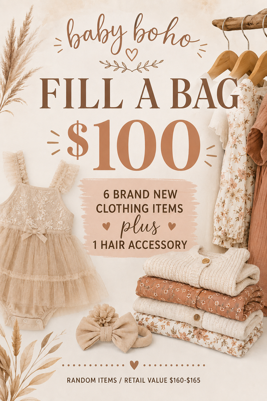 FILL A BAG - 6 random items plus 1 hair accessory