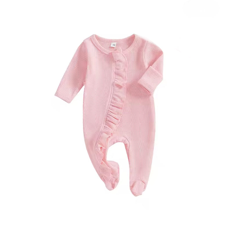 Kayla ruffle cotton Romper play suit  Set- special price