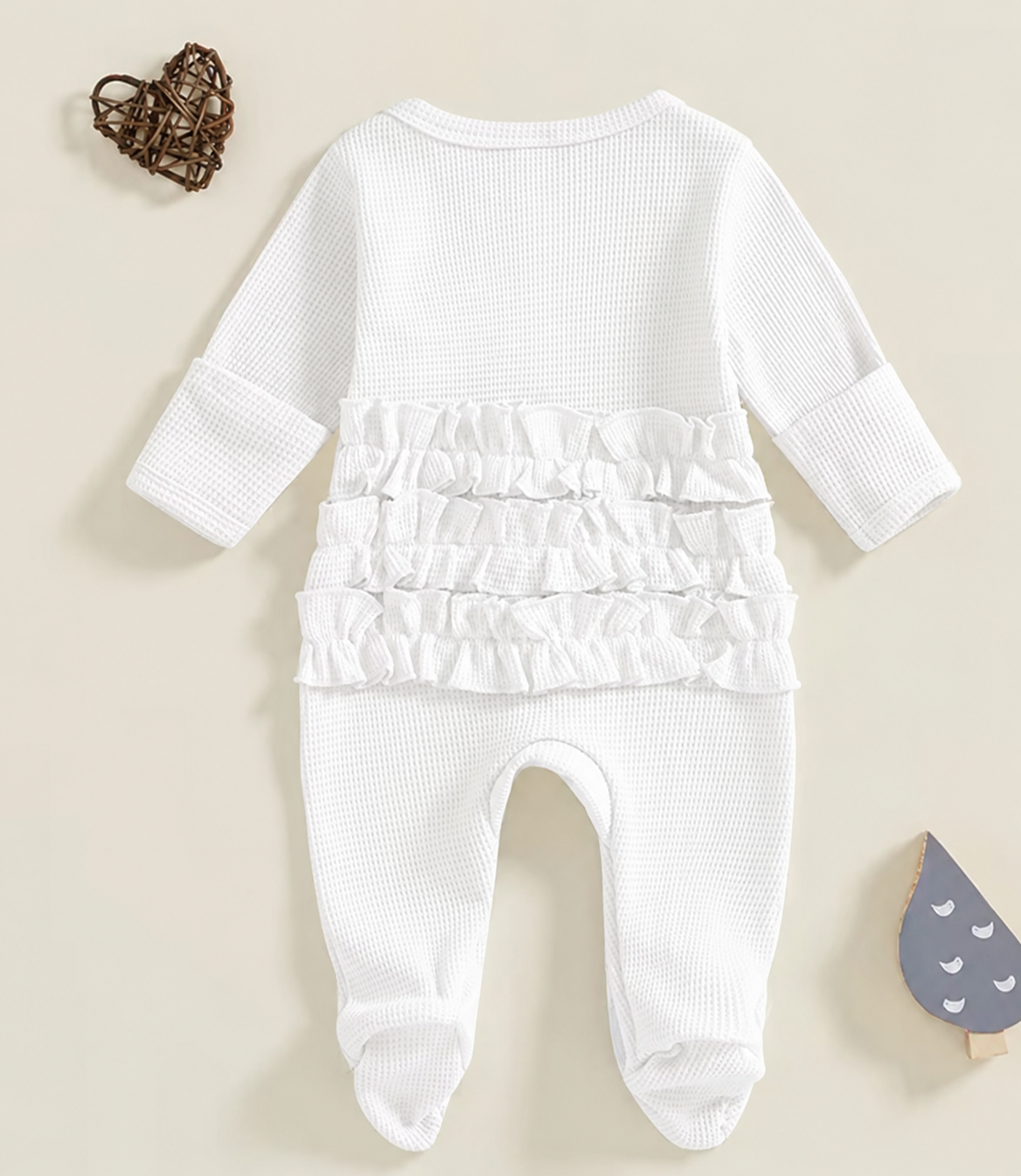 Kayla ruffle cotton Romper play suit  Set- special price