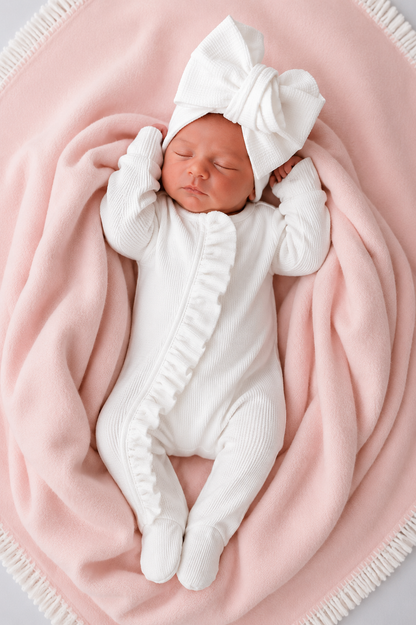 Kayla ruffle cotton Romper play suit  Set- special price