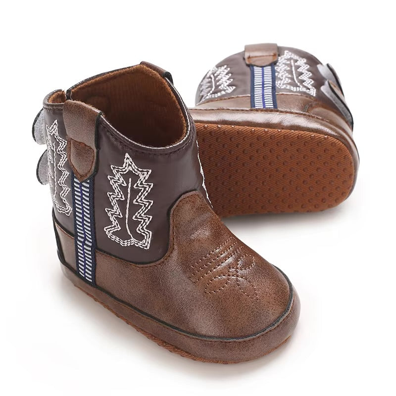 Taylor cowboy/girl ankle Boots- pre-walkers Special price
