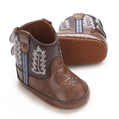 Taylor cowboy/girl ankle Boots- pre-walkers Special price