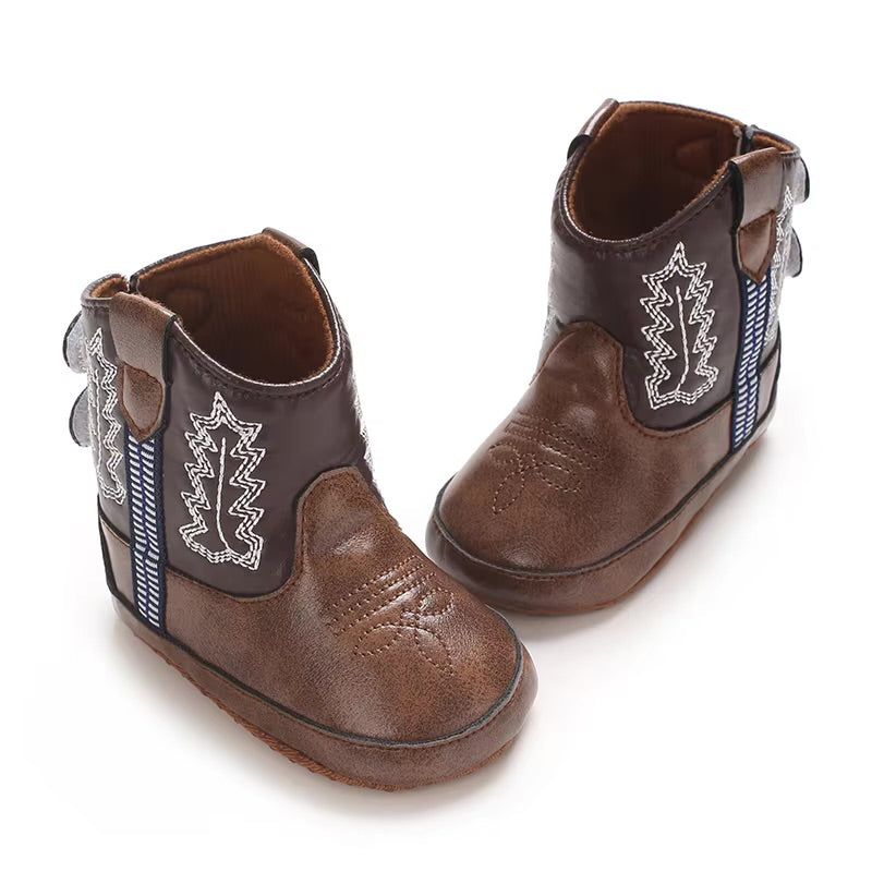 Taylor cowboy/girl ankle Boots- pre-walkers Special price