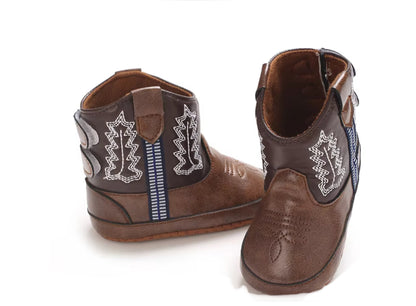 Taylor cowboy/girl ankle Boots- pre-walkers Special price