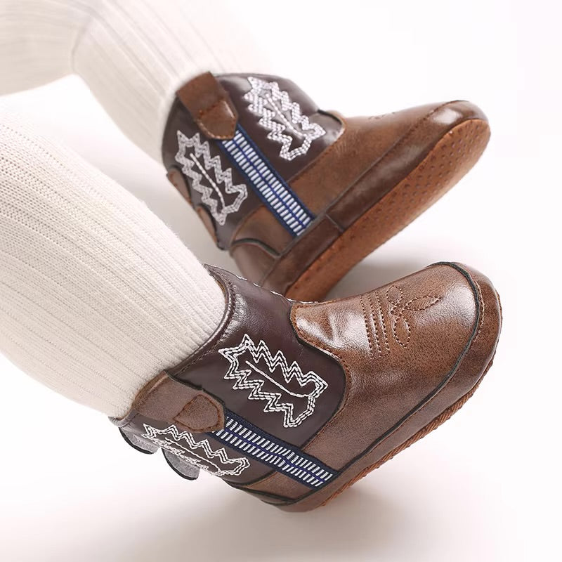 Taylor cowboy/girl ankle Boots- pre-walkers Special price