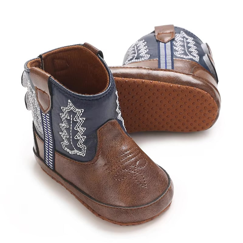 Taylor cowboy/girl ankle Boots- pre-walkers Special price