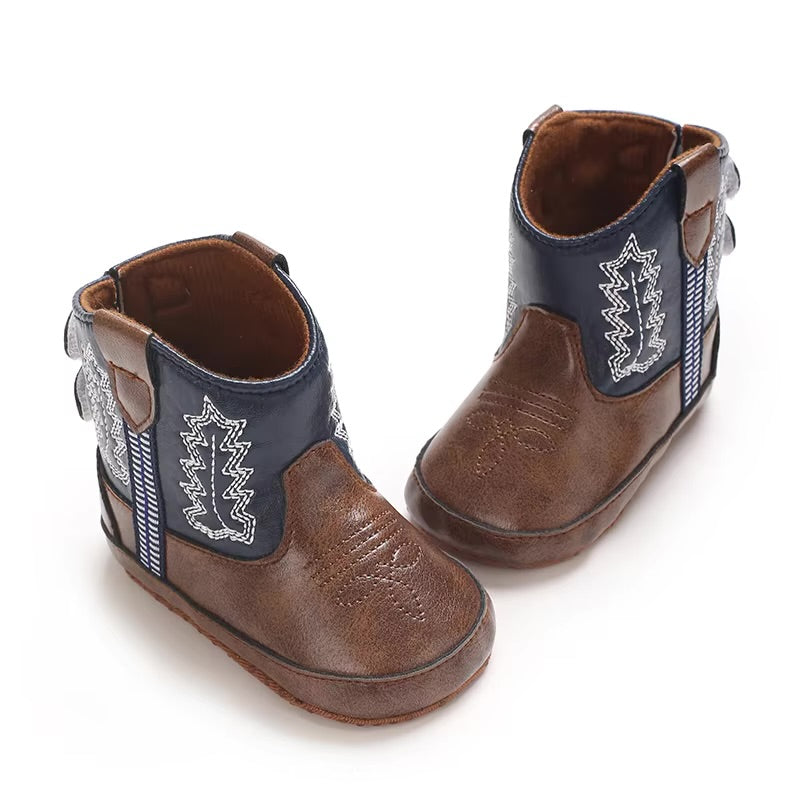 Taylor cowboy/girl ankle Boots- pre-walkers Special price