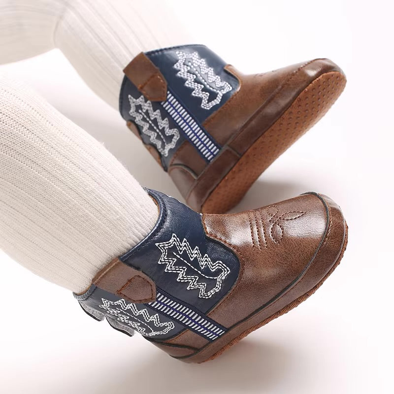 Taylor cowboy/girl ankle Boots- pre-walkers Special price
