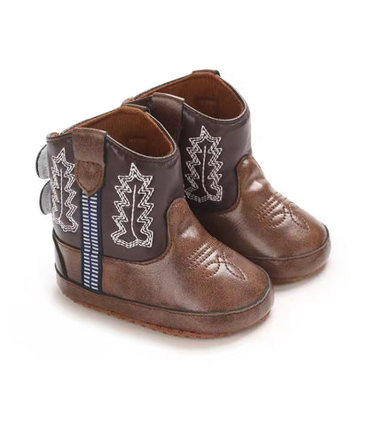 Taylor cowboy/girl ankle Boots- pre-walkers Special price