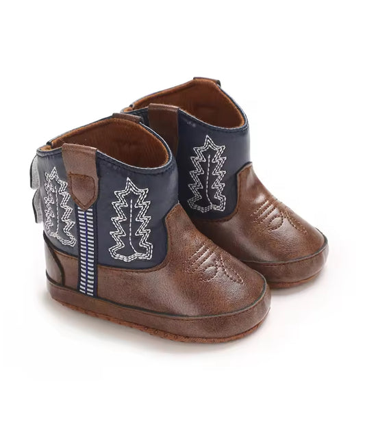 Taylor cowboy/girl ankle Boots- pre-walkers Special price