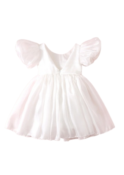 Carolina Organza Dress- White