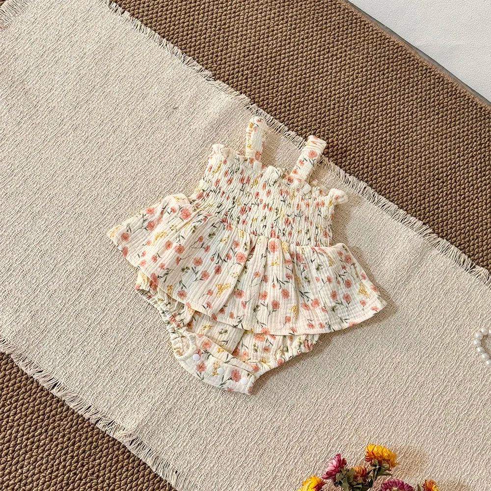 Deslie cotton Romper hat Set -special price