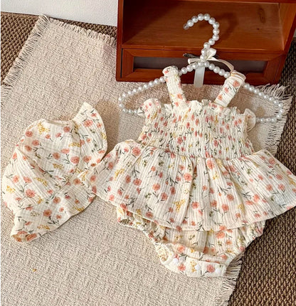 Deslie cotton Romper hat Set -special price