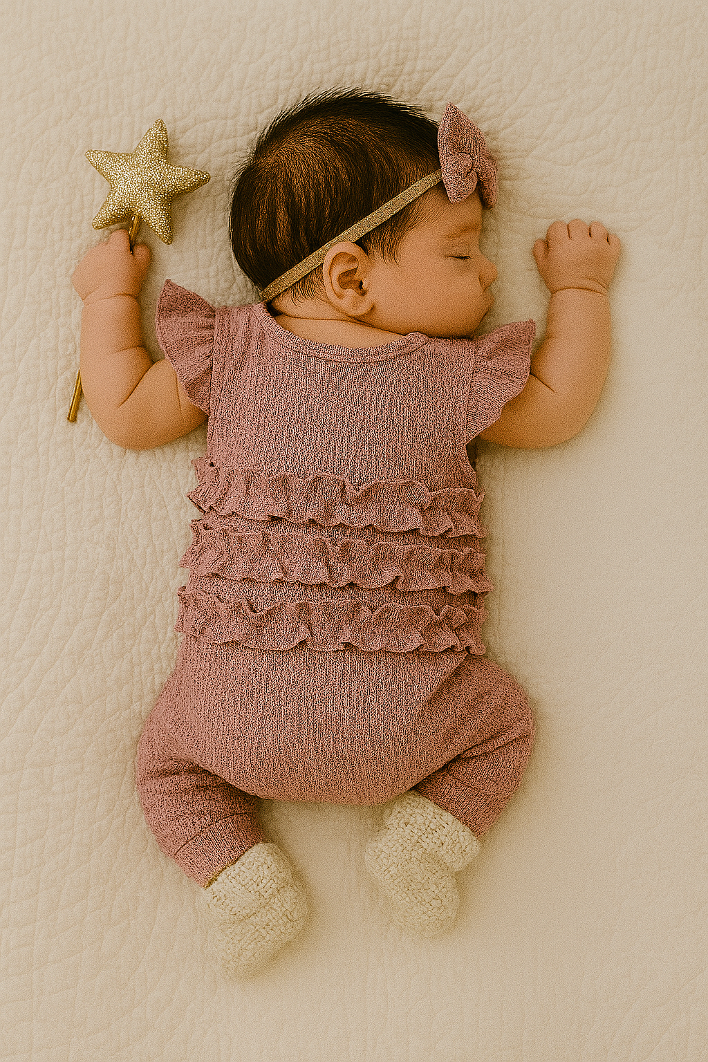 CLEARANCE - Jasmine waffle Romper