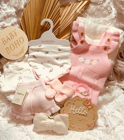 Mama and Mini Baby girl Gift Box - NB