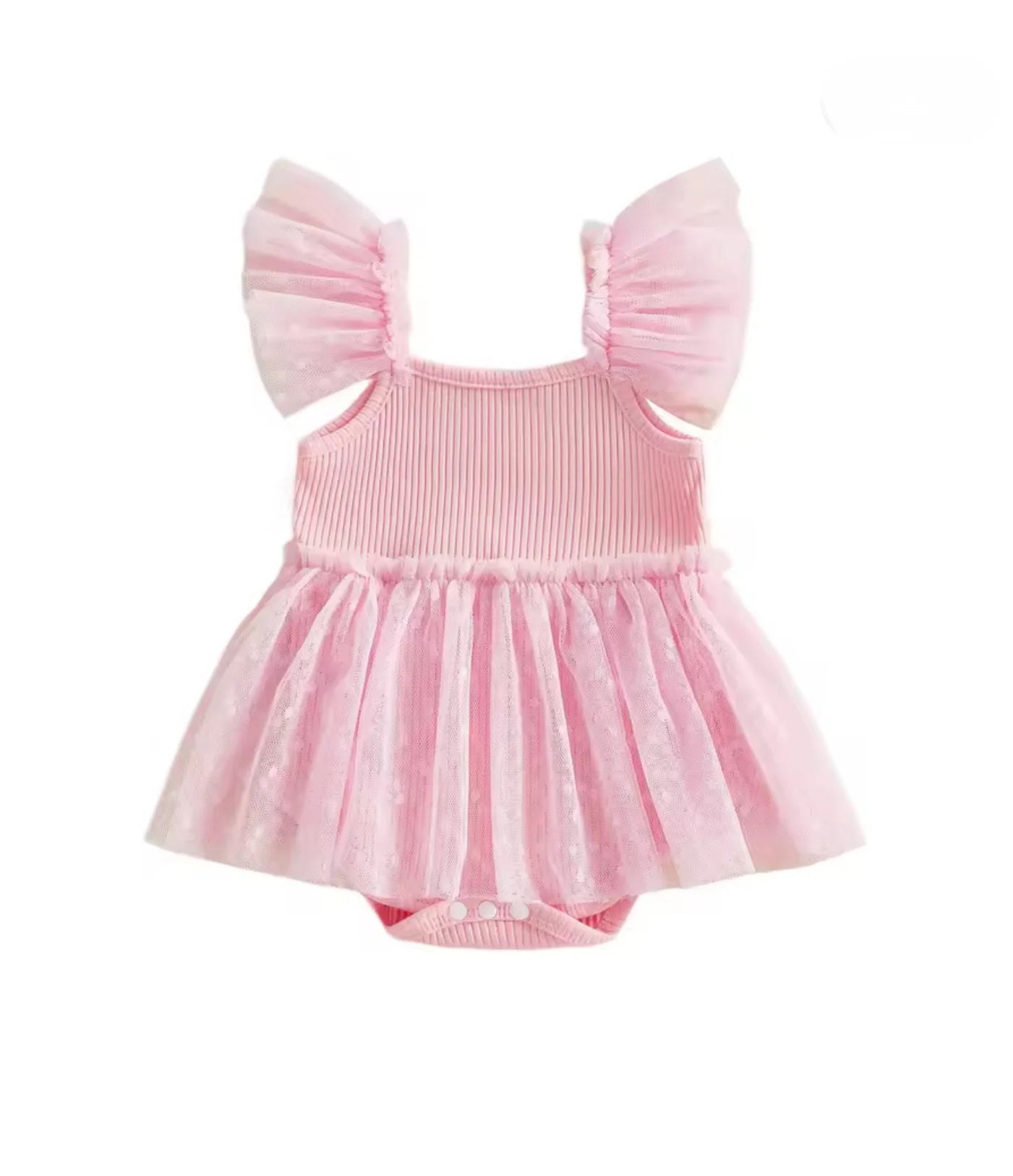 Lulu tutu Swiss dot tulle Romper - special price