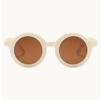 Ivory round frame Sunglasses