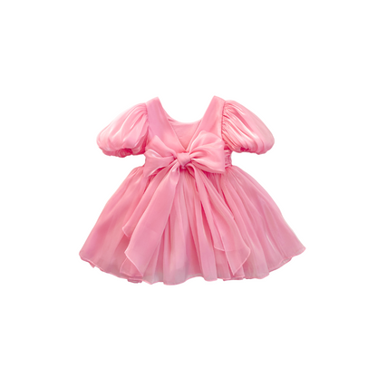 Carolina Organza Dress- Pink