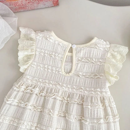BABY GIRLS CLOTHING -   Hannah  cotton Romper