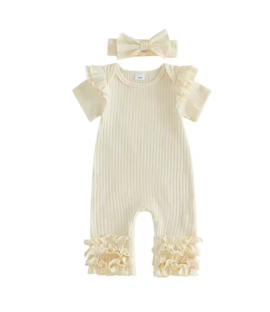 Lucia cotton play suit set