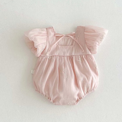 Madeline -embroidered Romper
