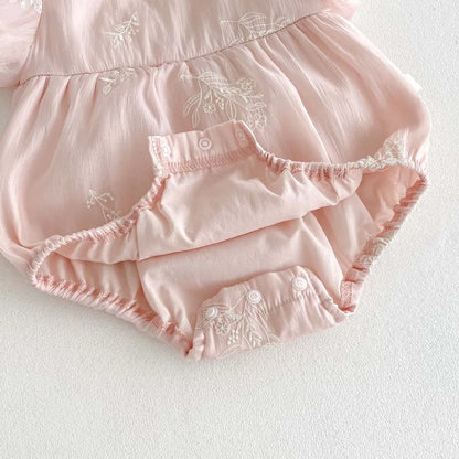 Madeline -embroidered Romper
