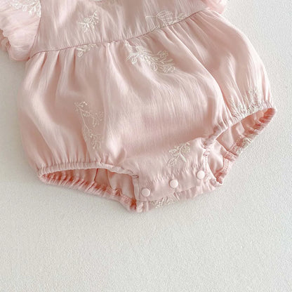 Madeline -embroidered Romper