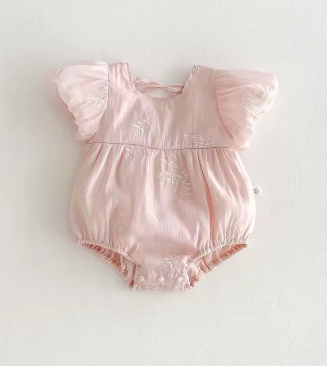 Madeline -embroidered Romper