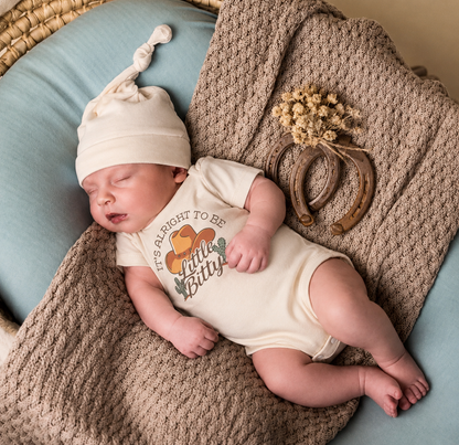 It’s ok to be little bitty - cotton Romper