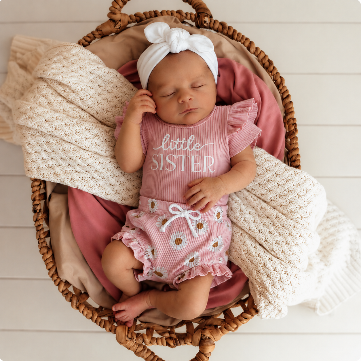Little sister cotton Romper Set