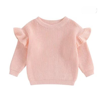 Flutter cotton Jumper- Light Pink- special price