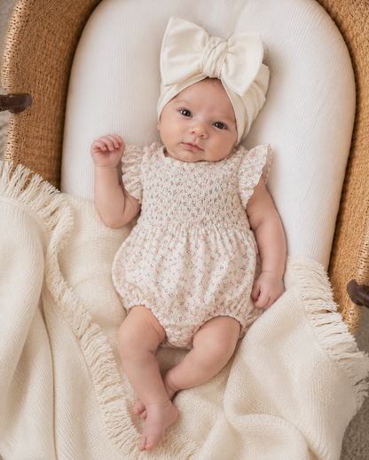 Cherry Sunday cotton Romper