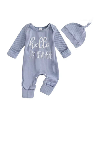 Hello I’m new here cotton Romper Set