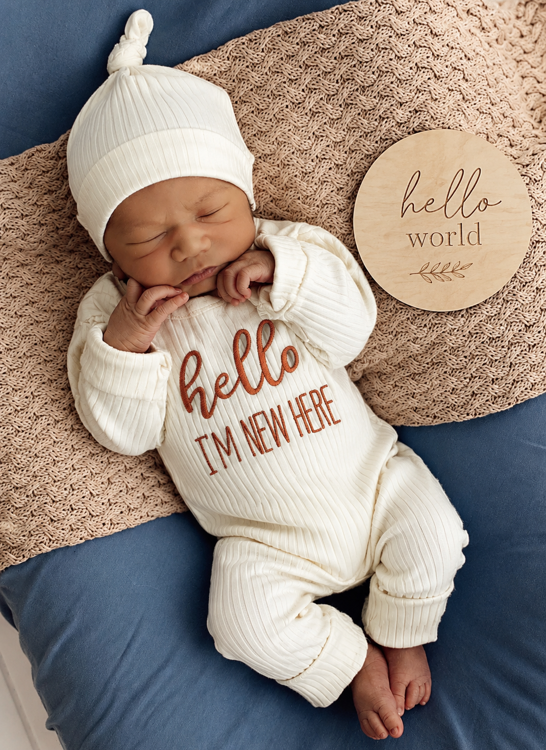 Hello I’m new here cotton Romper Set