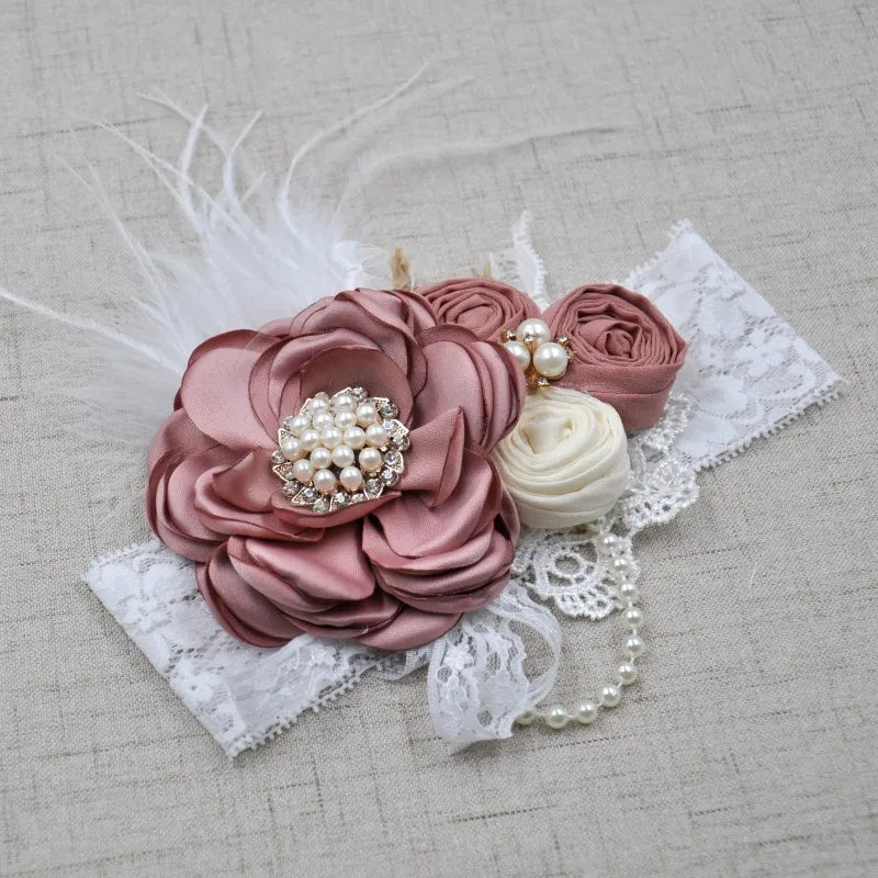 Rachael - luxurious flower Headband