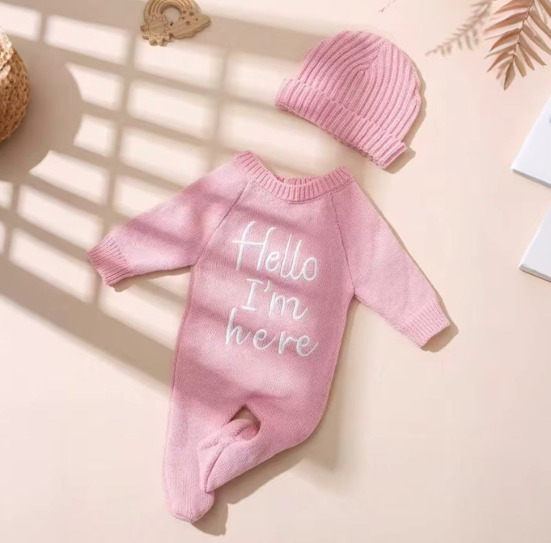 Hello I’m Here- 2 pce Set