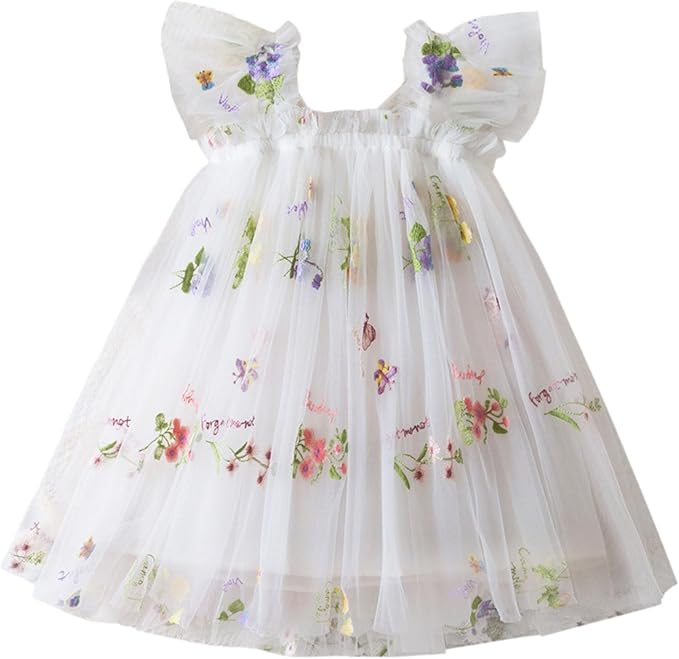 Enchanted garden tulle party Dress