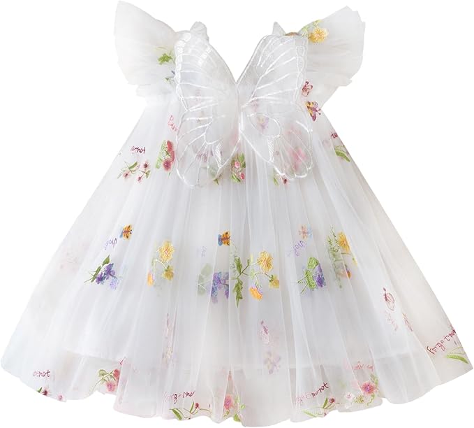 Enchanted garden tulle party Dress