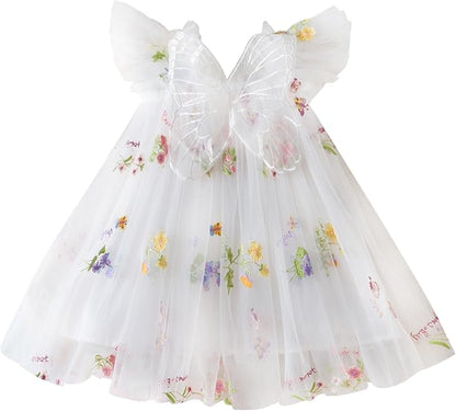 Enchanted garden tulle party Dress