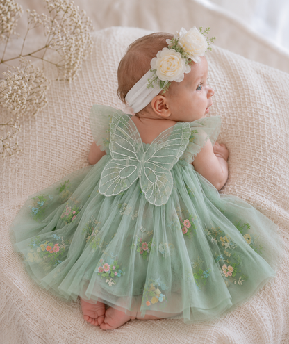 Enchanted garden tulle party Dress
