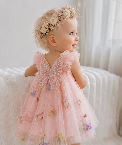 Enchanted garden tulle party Dress