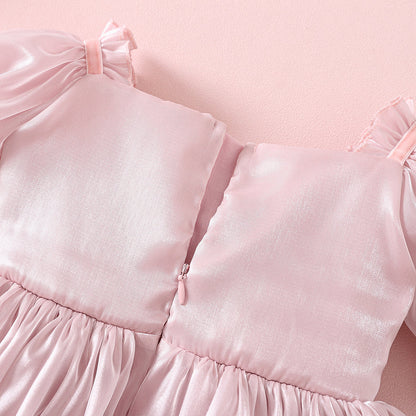 Annabelle - mermaid sequined Romper-Dusty Pink