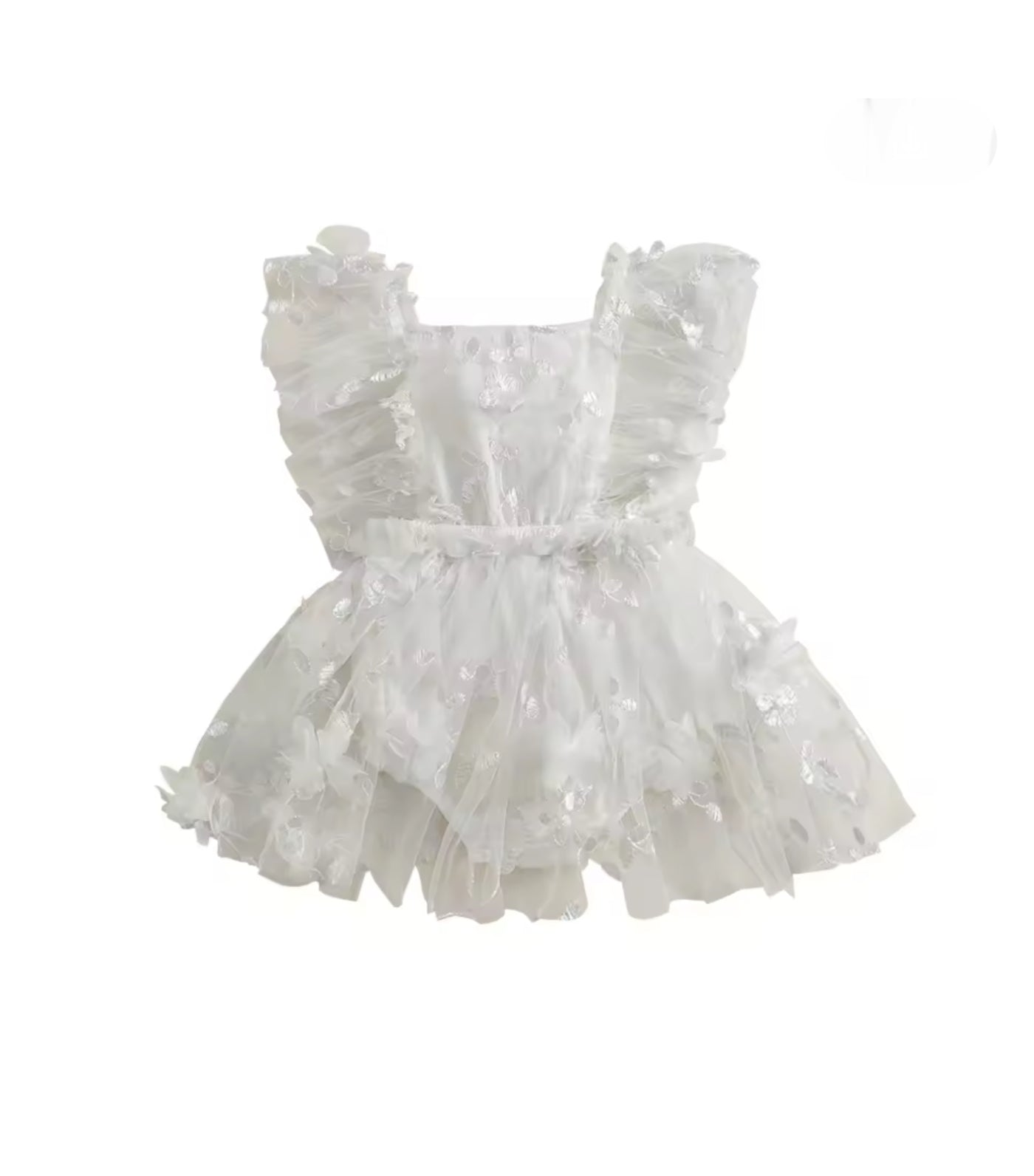 CLEARANCE- Flower Flutter Romper