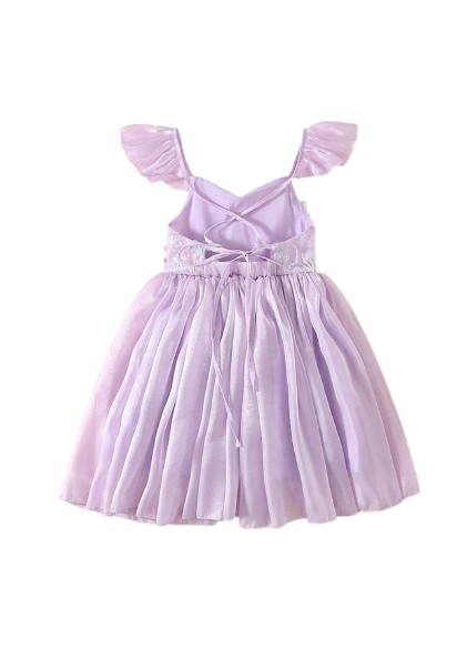 Annabelle - mermaid sequined Dress-  Lavender