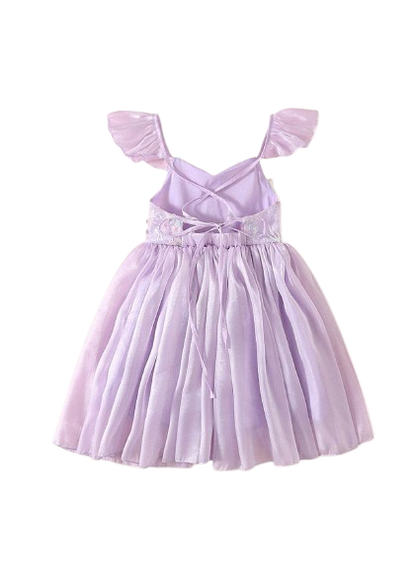 Annabelle - mermaid sequined Dress-  Lavender
